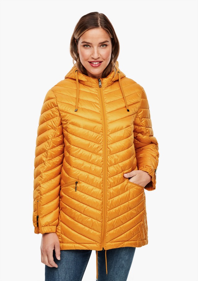 Women Plus size | Quilted jacket with a drawstring hem - UY71002