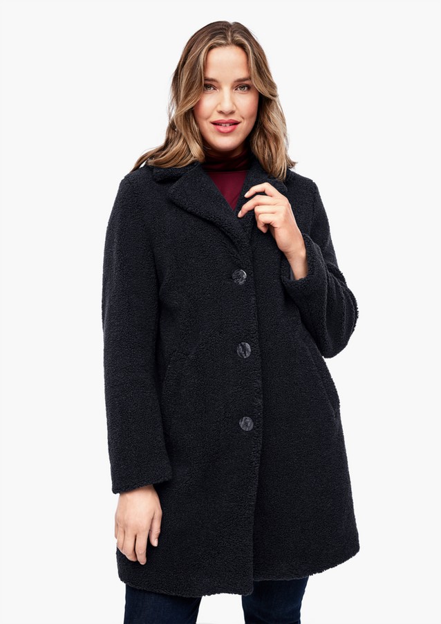 Women Plus size | Teddy plush coat - CN32819