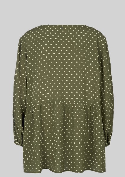Women Plus size | blouse with a polka dot pattern - FN01124