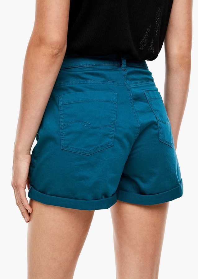 Damen Shorts | Regular Fit: Shorts aus Baumwollsatin - TS19541