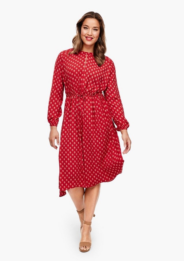 Women Plus size | Dress with an ornamental pattern - PF51867