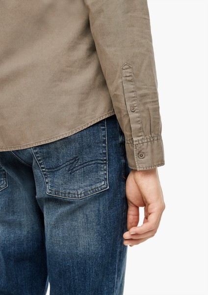 Hommes Chemises | Extra Slim : chemise à effet teint en pièce - PV75697