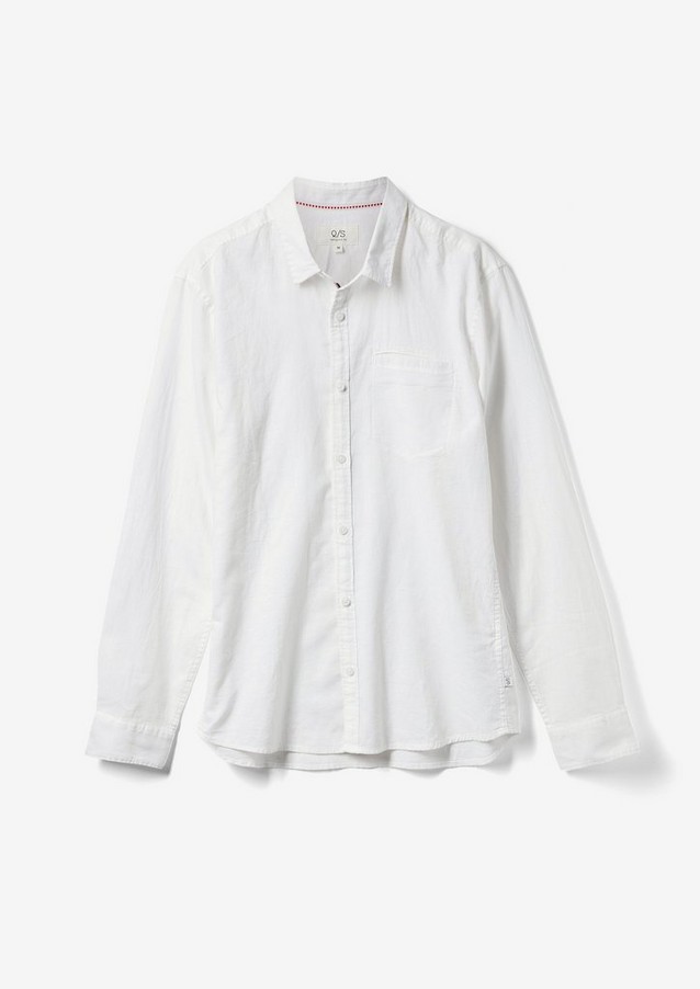 Herren Hemden | Extra Slim Fit: Hemd aus Leinenmix - CQ05190