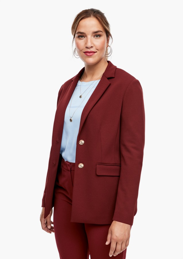 Women Plus size | Blazer with gold-coloured buttons - RN42960