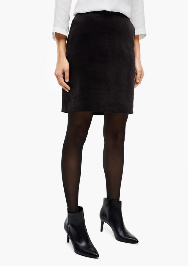 Women Skirts | Mini skirt made of needlecord - JB74527