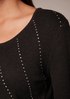 Fine knit jumper with Swarovski® crystals from comma