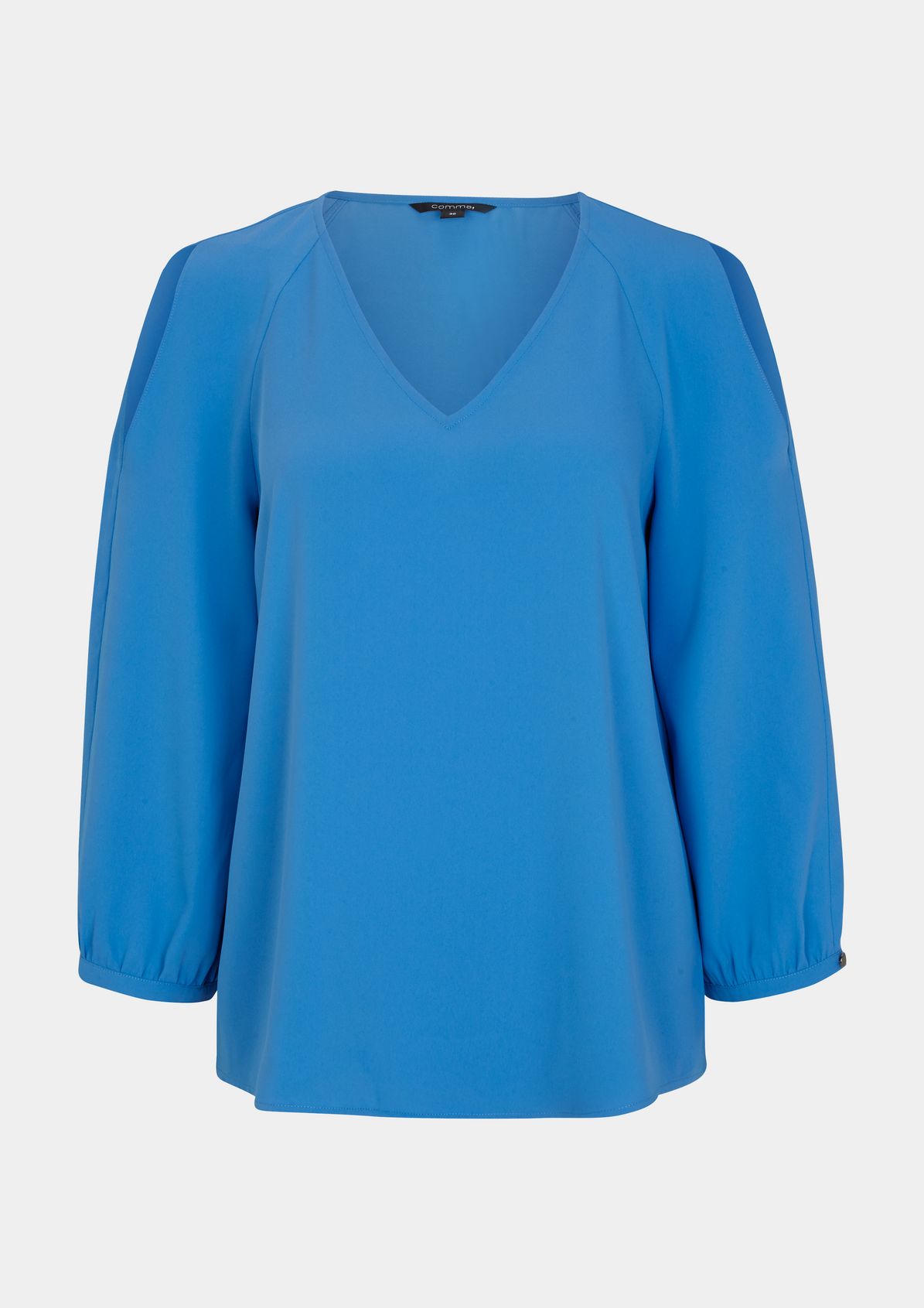 V-neck blouse with a cut-out from comma