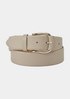 Belt made of smooth genuine leather from comma