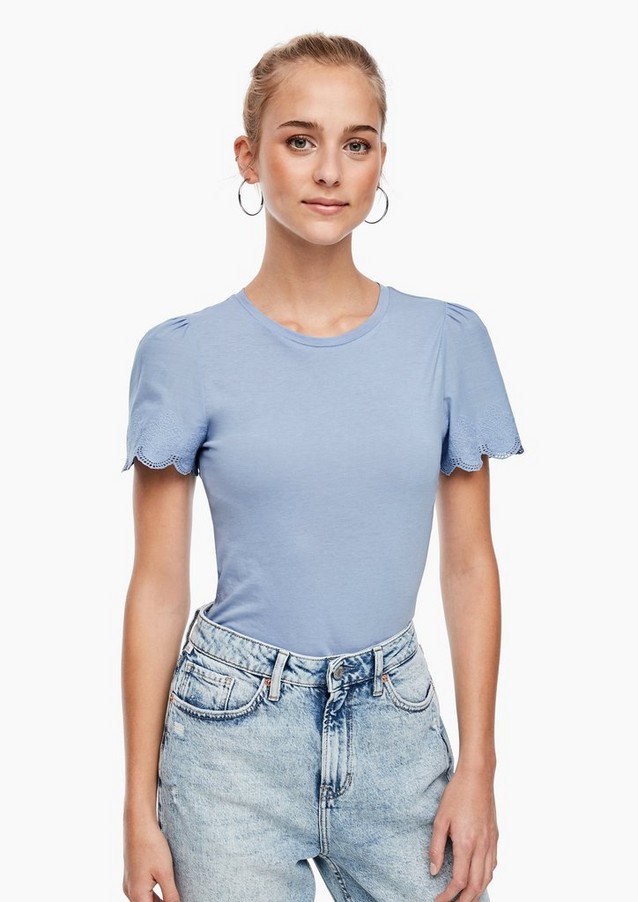 Damen Shirts & Tops | Jerseyshirt mit Embroidery - IP29533