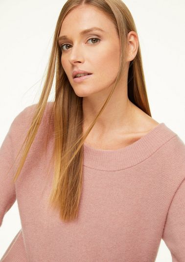 Knitted jumper with 3/4-length sleeves from comma