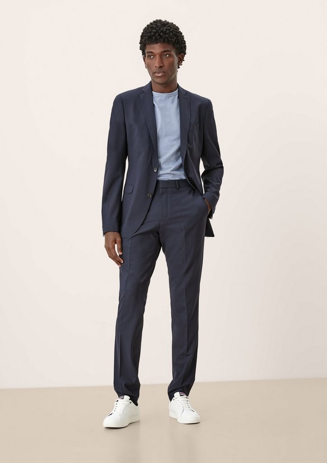 Men Trousers | Slim Fit: Trousers with hyper stretch - YY12046