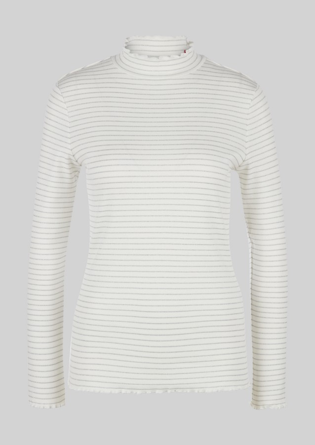 Femmes Shirts & tops | T-shirt à manches longues rehaussé de fil brillant - GT56671