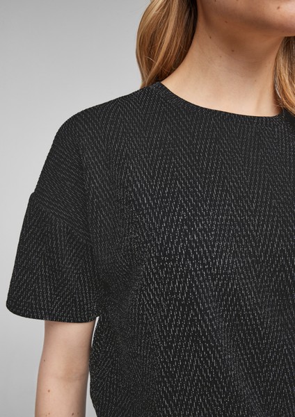Damen Shirts & Tops | Herringbone-Shirt aus Jacquard - FJ71172