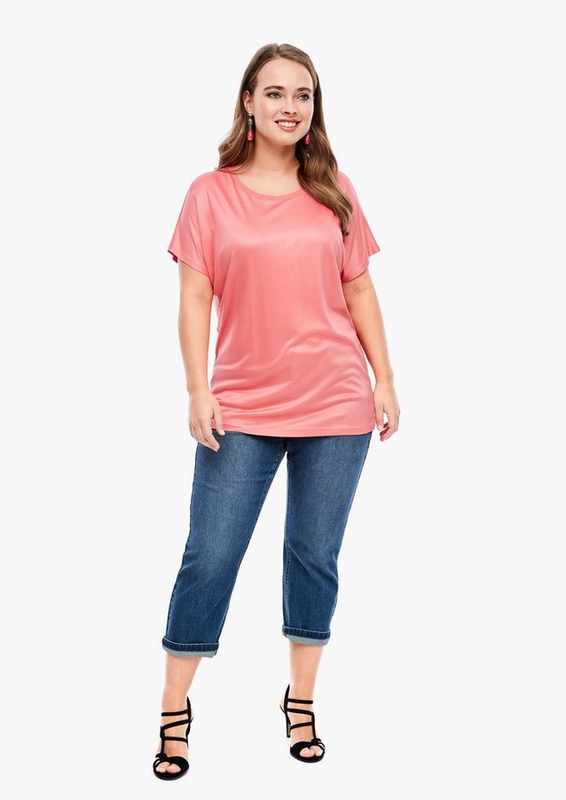Women Plus size | T-shirt in a shimmery look - UE02206