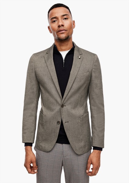 Men Tailored jackets & waistcoats | Slim fit: Tweed jacket - RN05844