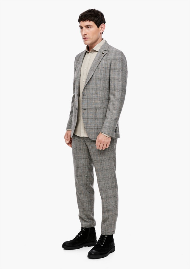 Men Tailored jackets & waistcoats | Slim fit: Washable blended new wool jacket - GX27954