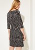 Short dress with an animal pattern from comma