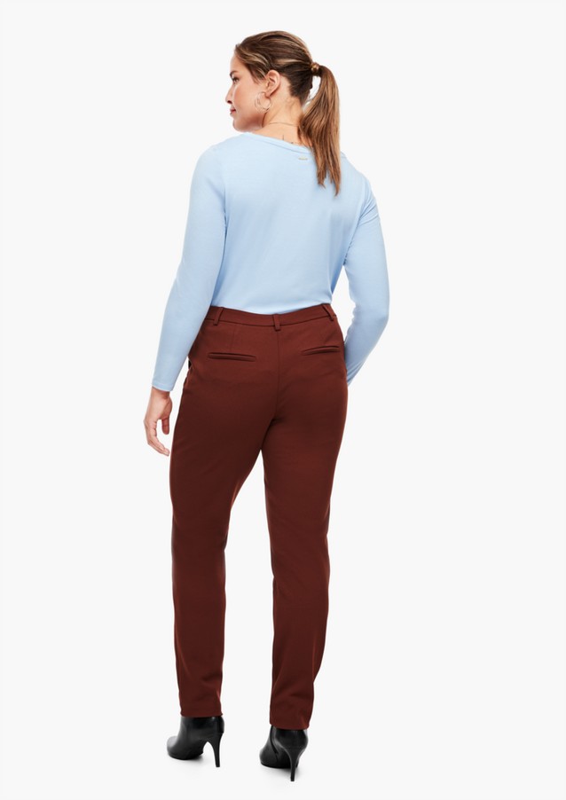Women Plus size | Regular Fit: Business trousers with a slim leg - UG68826