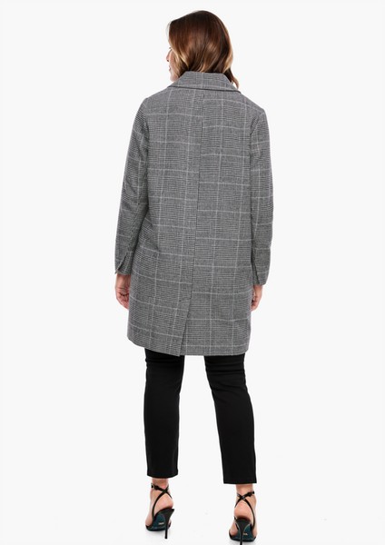 Women Plus size | Wool blend coat with tape detail - UD96951