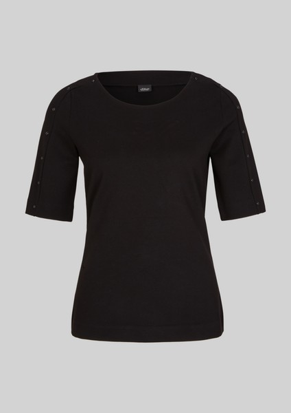 Damen Shirts & Tops | Shirt mit Zierknöpfen - JQ23370