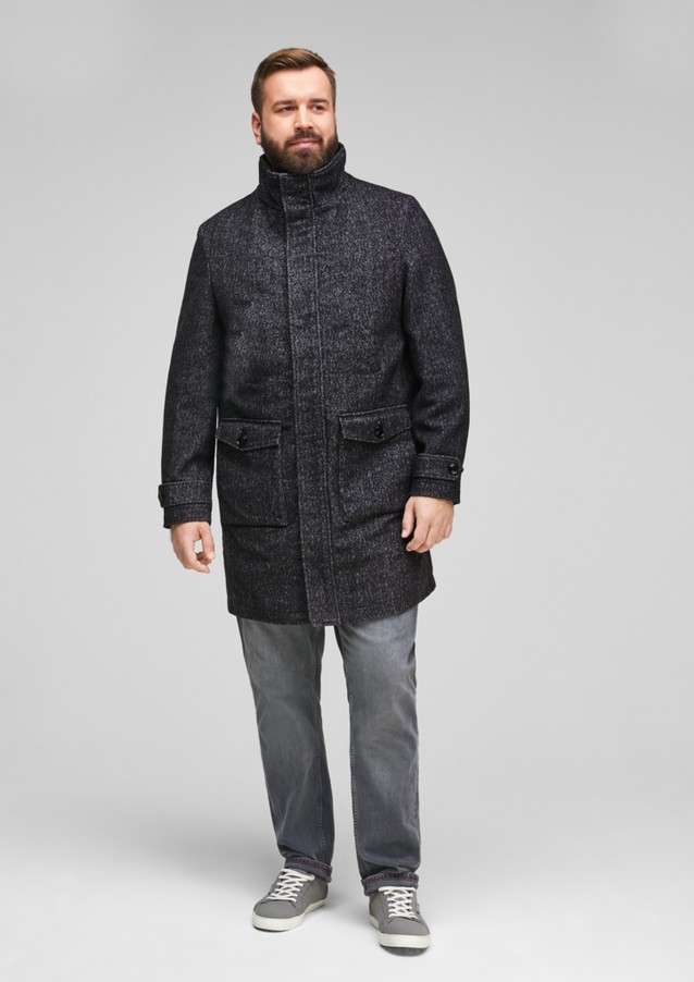 Men Big Sizes | Double-faced coat with padding - FM54071