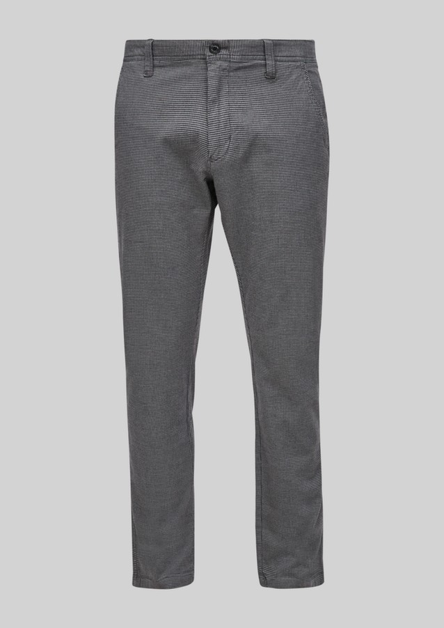 Men Trousers | Regular Fit: trousers with a small check pattern - NP74491