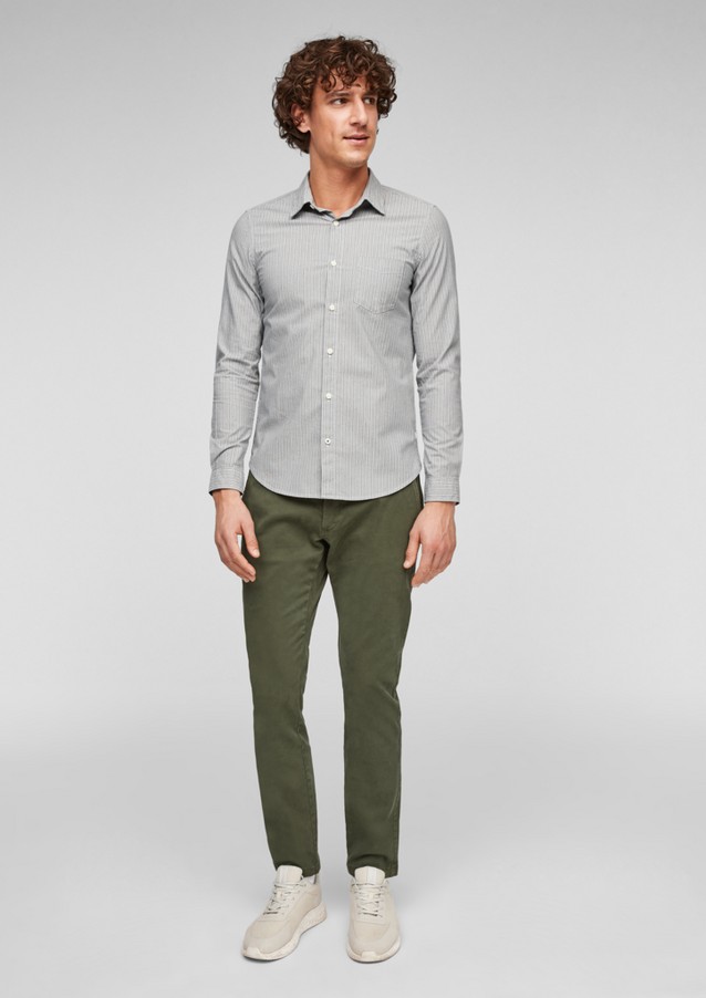 Hommes Chemises | Slim : chemise à rayures tennis - WV98270