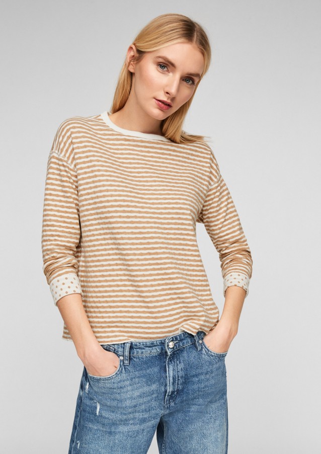 Damen Shirts & Tops | Jerseyshirt mit Streifen - UC98718