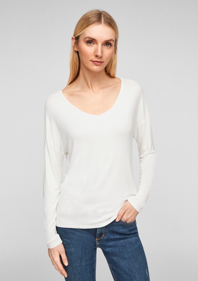 Femmes Shirts & tops | T-shirt en jersey à boutons décoratifs - AH62669