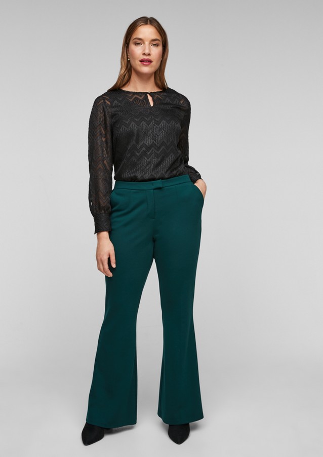 Women Plus size | Trousers with a flared leg - YQ39116