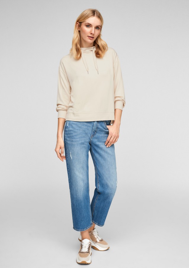 Femmes Shirts & tops | T-shirt à manches longues à capuche - BP52971