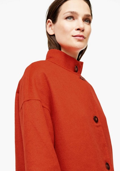 Women Jackets | Blended wool blazer in a modern shape - KY15391