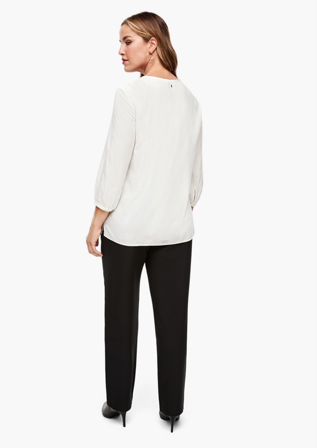 Women Plus size | Viscose blouse with gathers - MN66751