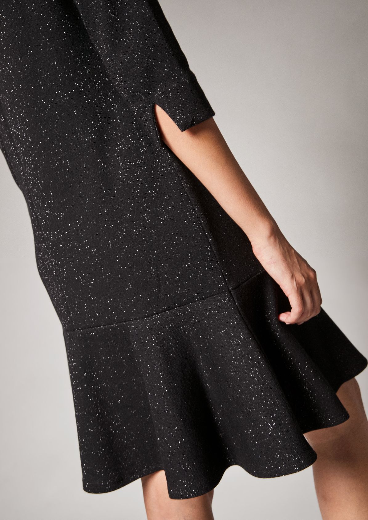 Dress with sparkly details from comma