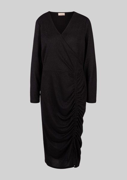 Women Plus size | Elegant dress with glittery yarn - IS56570