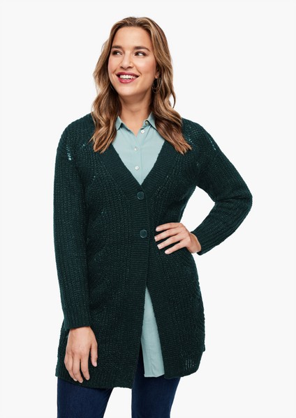 Women Plus size | Cardigan with a glitter effect - PL40565