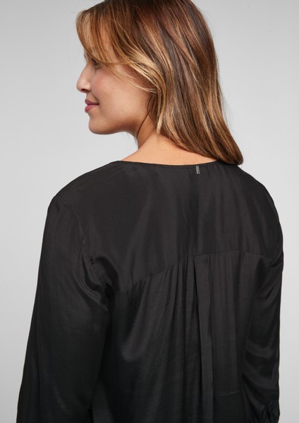 Women Plus size | Blouse top with a wrap effect - SJ57549