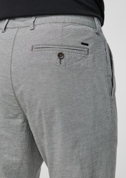 Men Trousers | Slim Fit: slim leg trousers - BF01222