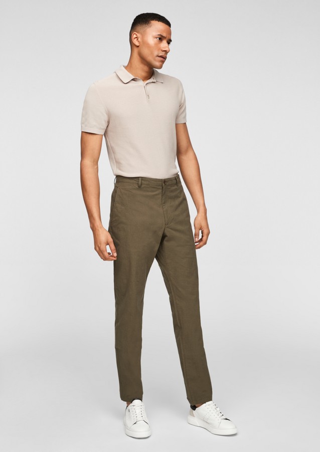 Men Trousers | Slim Fit: slim leg trousers - EE58490