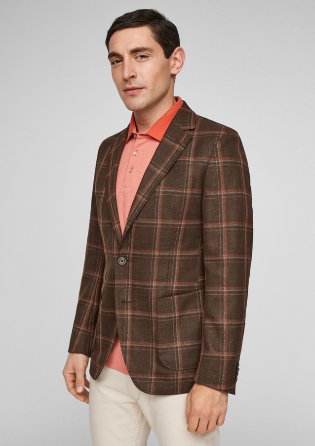 Men Tailored jackets & waistcoats | Slim: Sports jacket in a new wool blend - EN12798