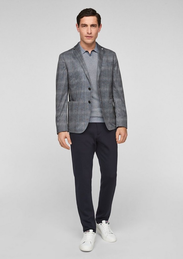 Men Tailored jackets & waistcoats | Slim Fit: tracksuit suit jacket - BP30791