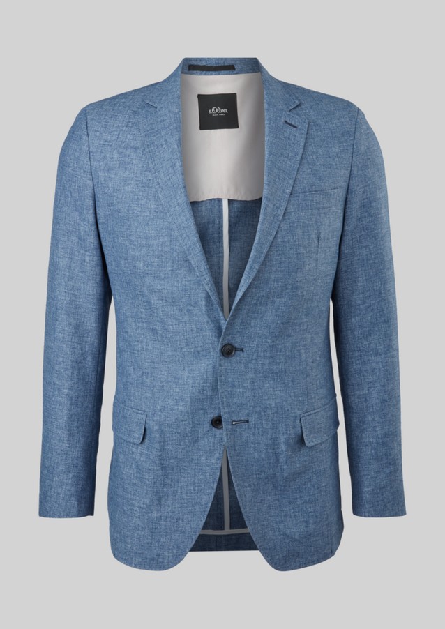 Men Tailored jackets & waistcoats | Slim: Blended linen sports jacket - BJ85801