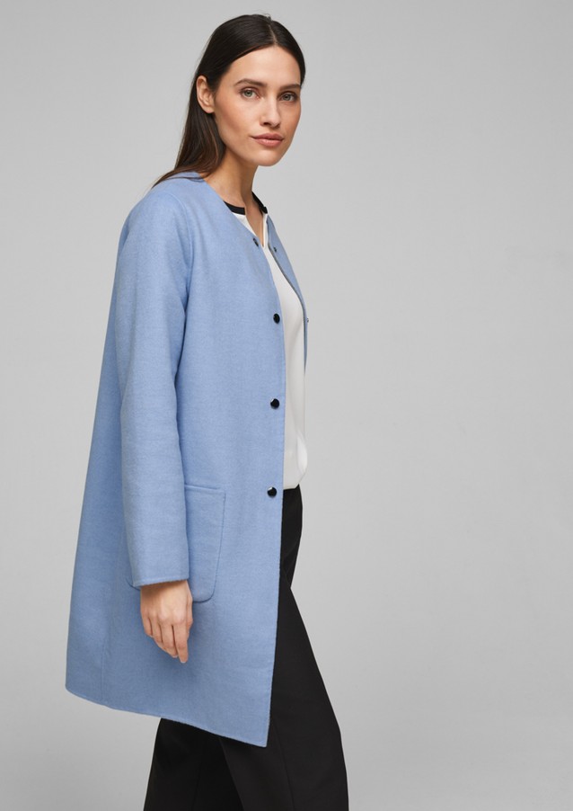 Women Coats | Jacket made of blended wool - NS95279