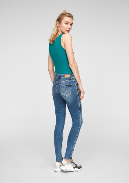 Femmes Jeans | Skinny Fit : jean stretch passepoilé - KW62613