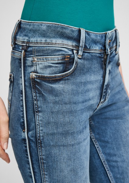 Femmes Jeans | Skinny Fit : jean stretch passepoilé - KW62613