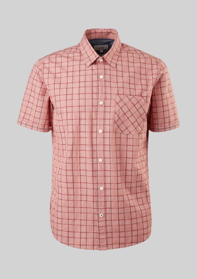 Hommes Chemises | Regular : chemise manches courtes à carreaux - VK47250