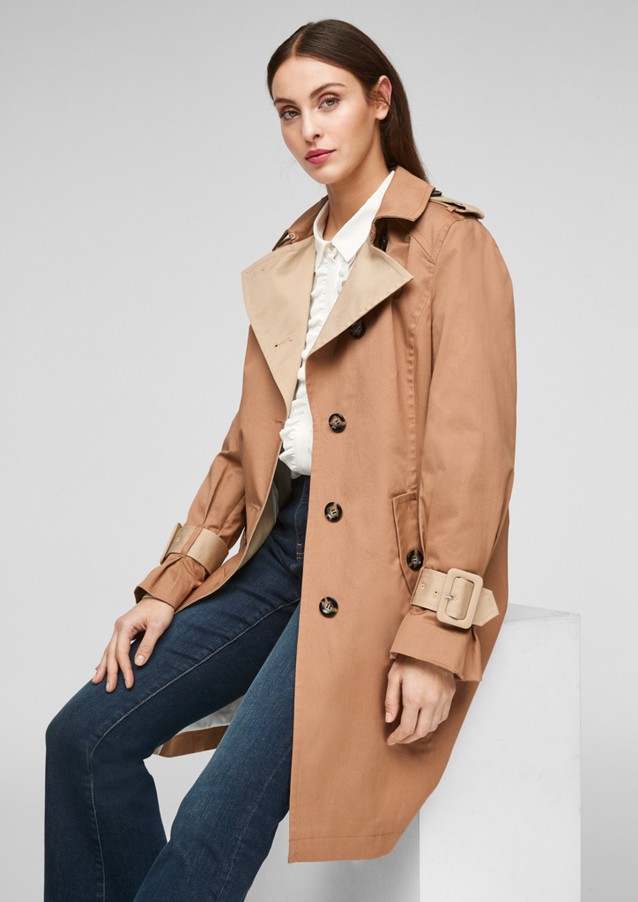 Women Coats | Twill coat with waist belt - LT18142