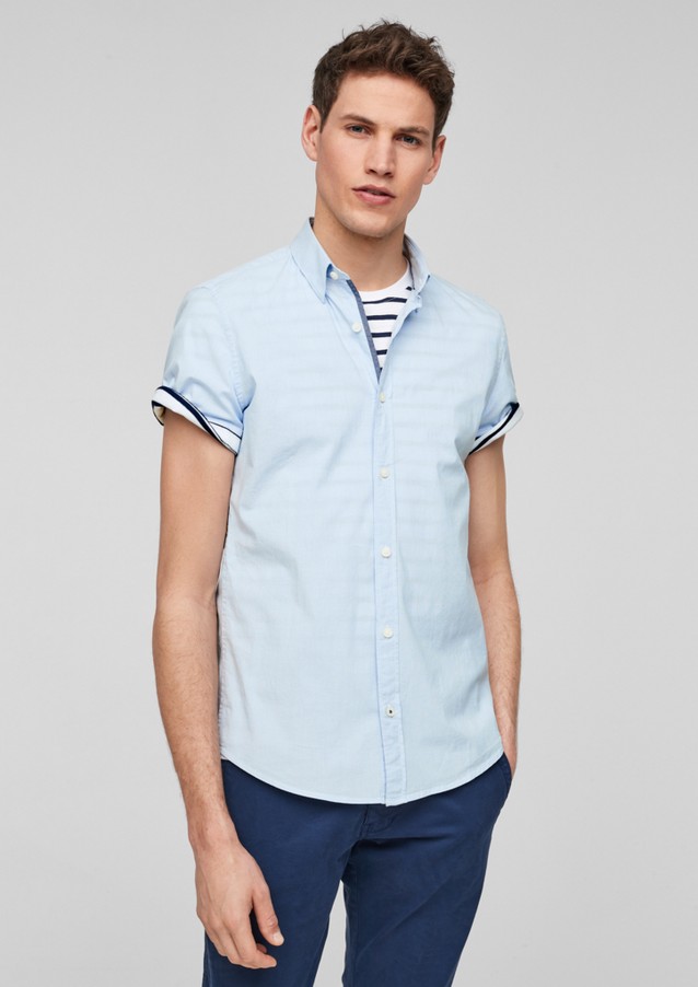 Hommes Chemises | Slim Fit : chemise en coton stretch - VV19735