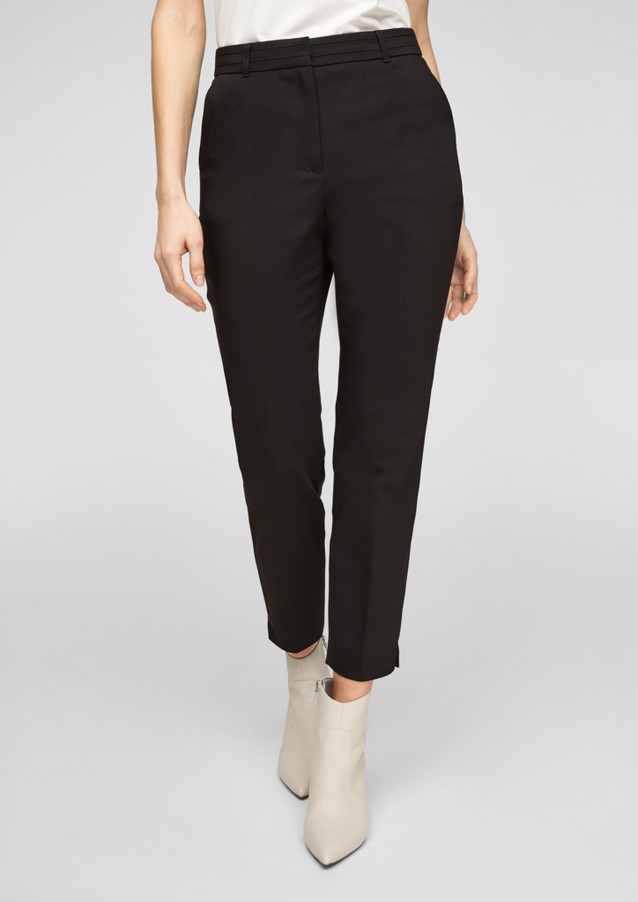 Women Trousers | Regular Fit: Slim ankle-length trousers - KK65584