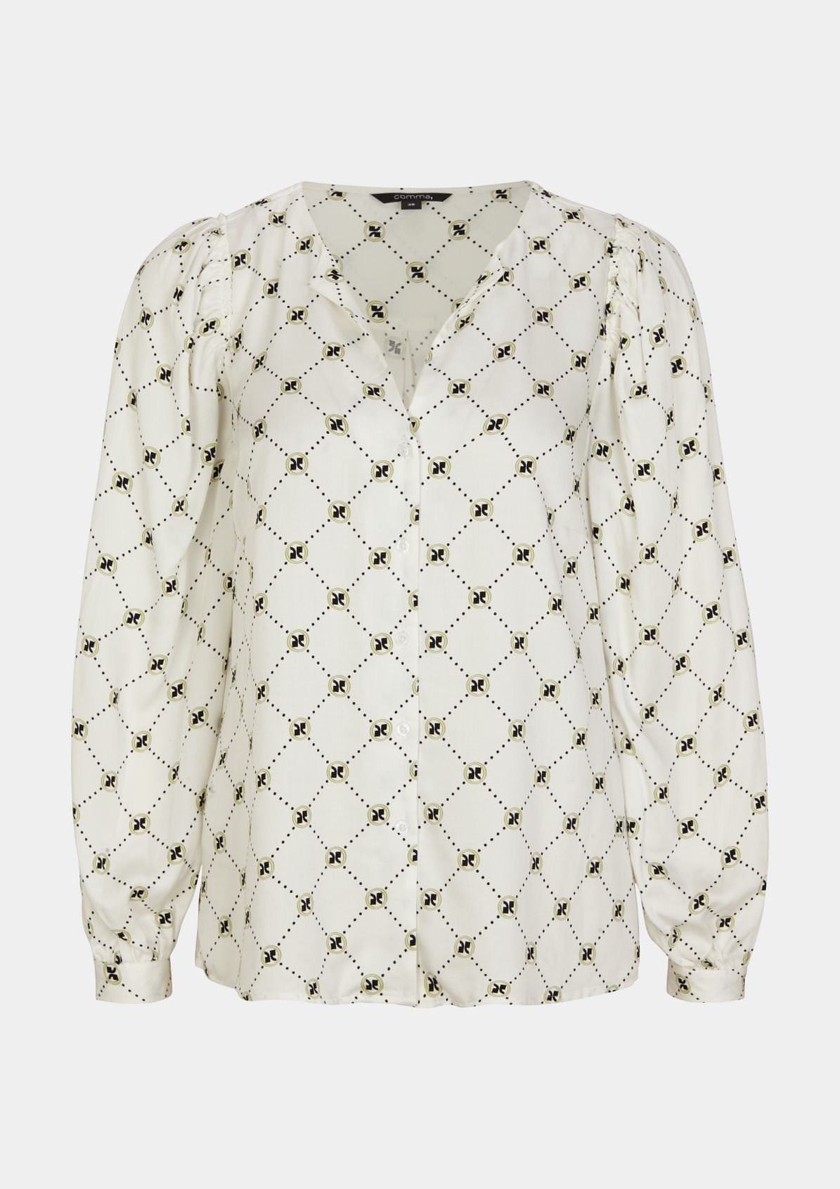 Printed blouse with wide sleeves from comma